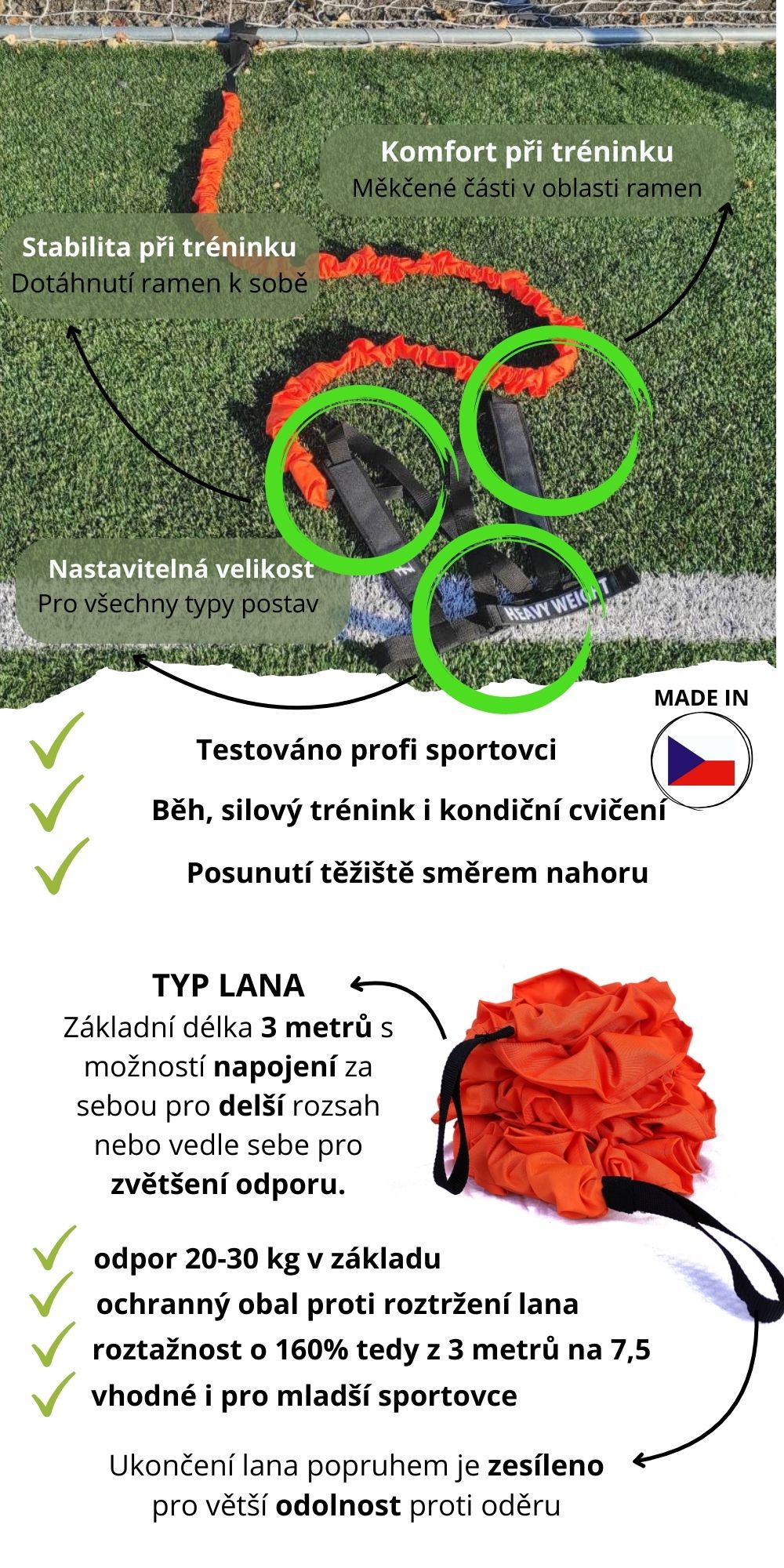 Odporové lano s vestou Heavy Weight produktový banner 1